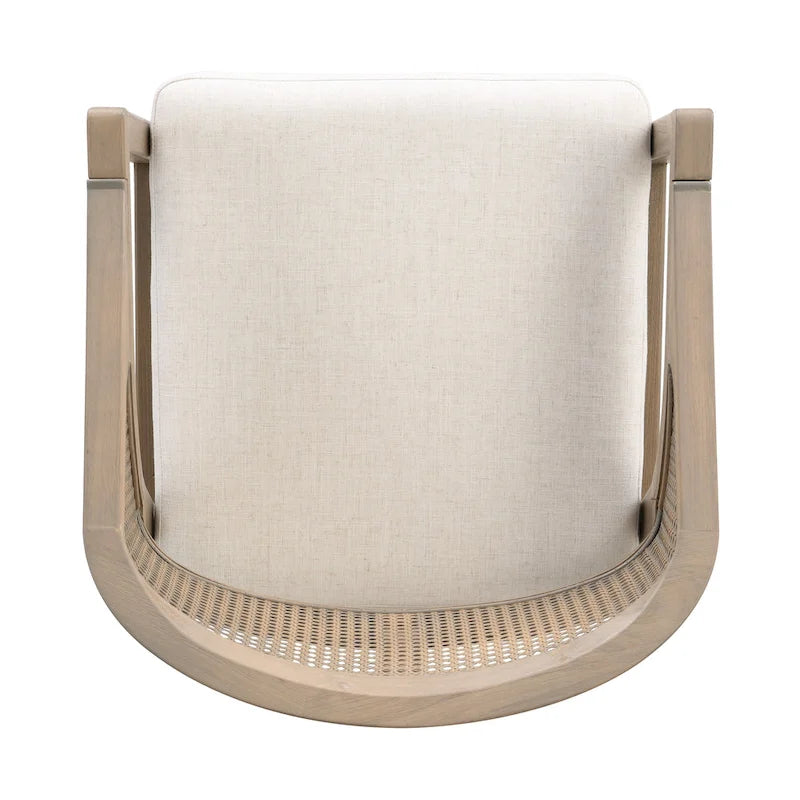 Cane Upholstered Dining Chair (Set of 2)