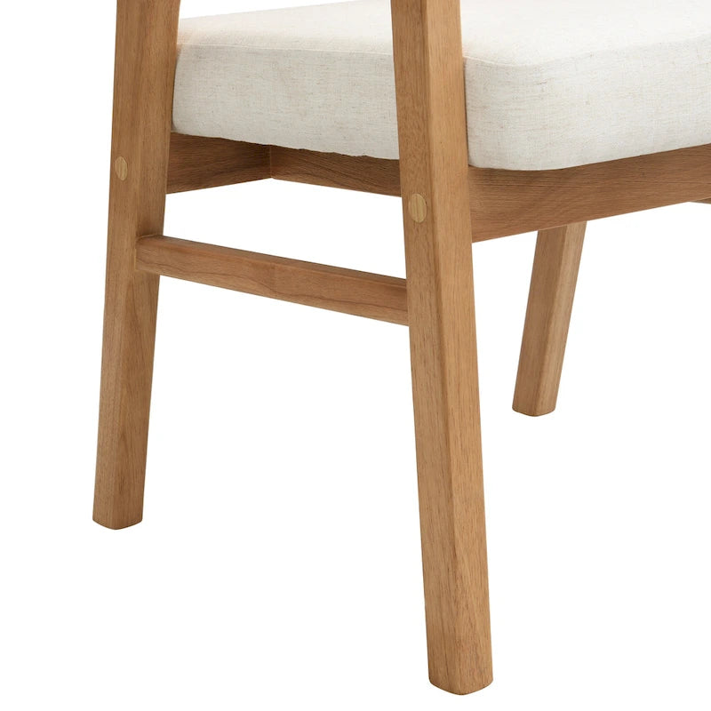 Cane Upholstered Dining Chair (Set of 2)