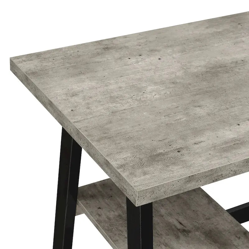 Convenience Designs2Go Trestle Desk with Shelves