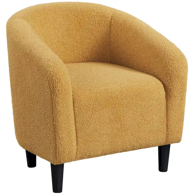 Club Chair Accent Barrel Chair Upholstered Arm Chair