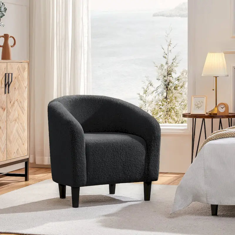 Club Chair Accent Barrel Chair Upholstered Arm Chair