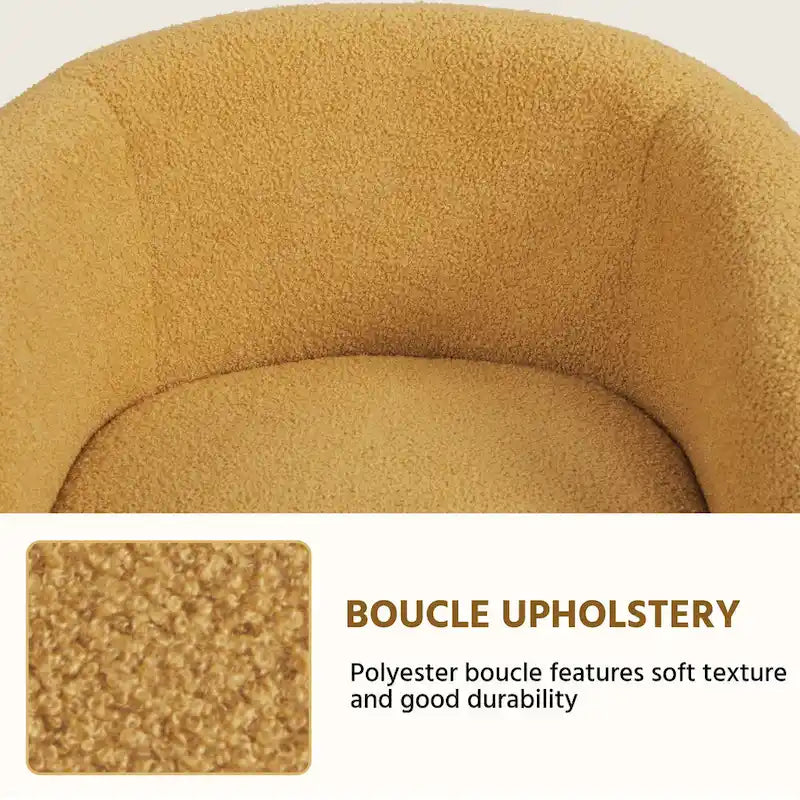 Club Chair Accent Barrel Chair Upholstered Arm Chair