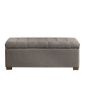 Porch & Den Tufted Storage Bench