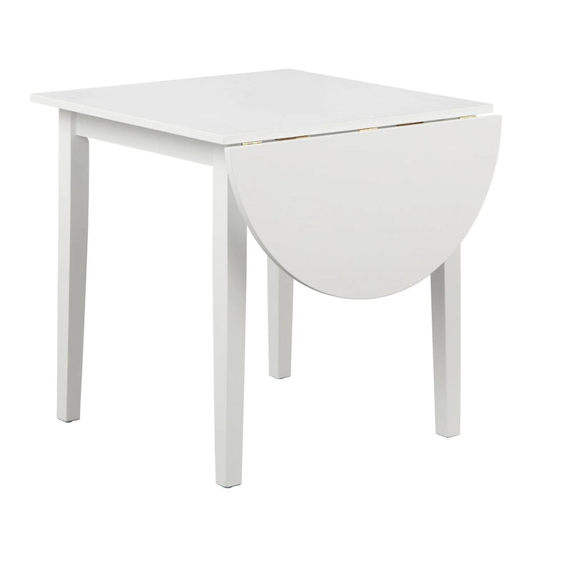 Country Cottage Solid Wood Drop-Leaf Dining Table
