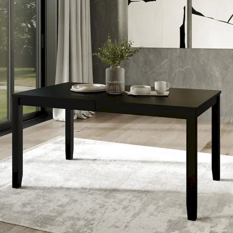 Minimalist Timeless Wooden Dining Table - N/A