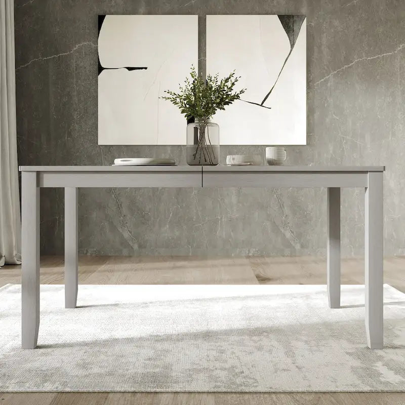 Minimalist Timeless Wooden Dining Table - N/A