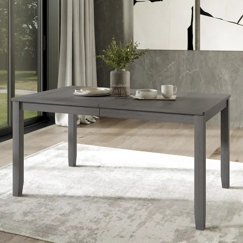 Minimalist Timeless Wooden Dining Table - N/A