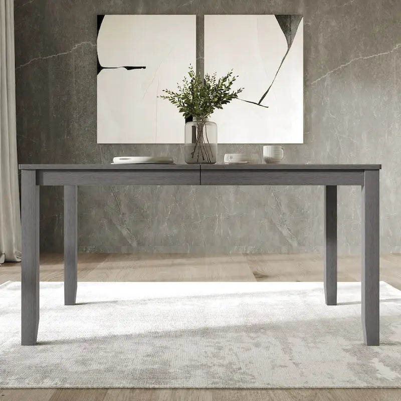 Minimalist Timeless Wooden Dining Table - N/A