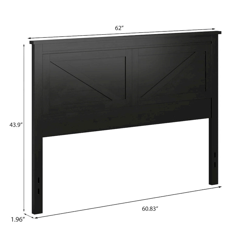 Farmhouse Solid Wood Headboard