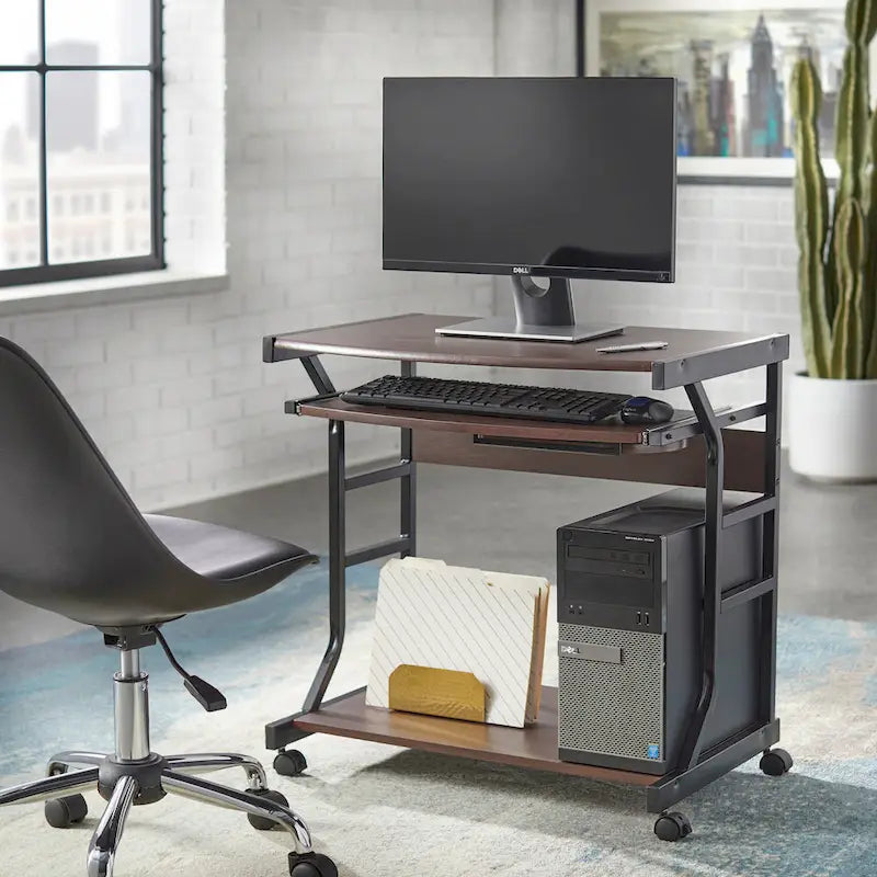 Rolling Computer Desk Cart
