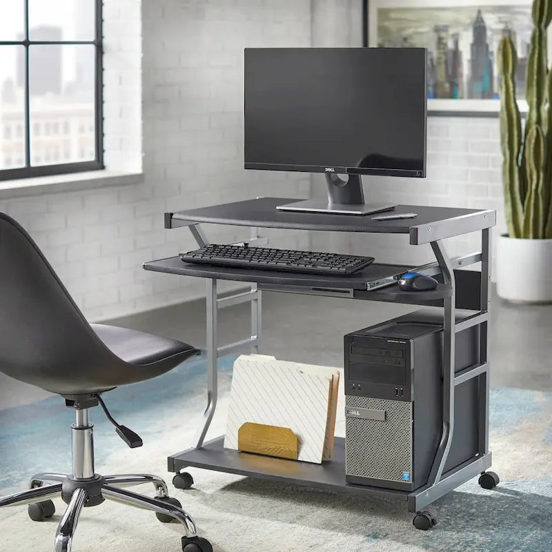 Rolling Computer Desk Cart