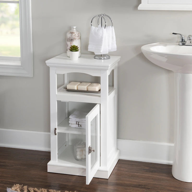 White Storage Cabinet