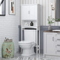Over The Toilet Storage Cabinet, Bathroom Shelf Over Toilet, Bathroom Organizer Space Saver, White