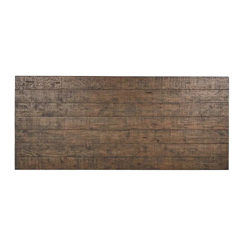 Reclaimed Wood and Concrete Dining Table