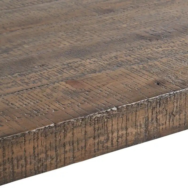 Reclaimed Wood and Concrete Dining Table